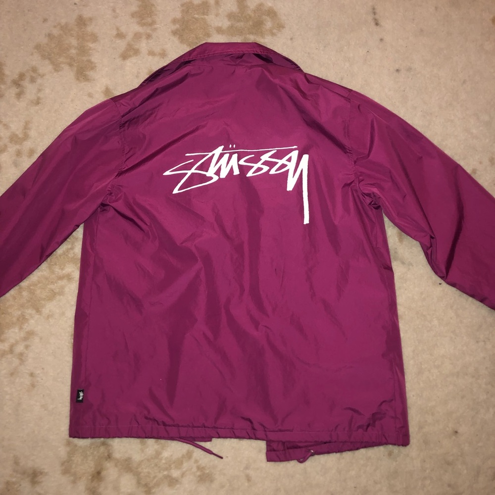 STUSSY FUSCHA WINDBREAKER / TRACK JACKET